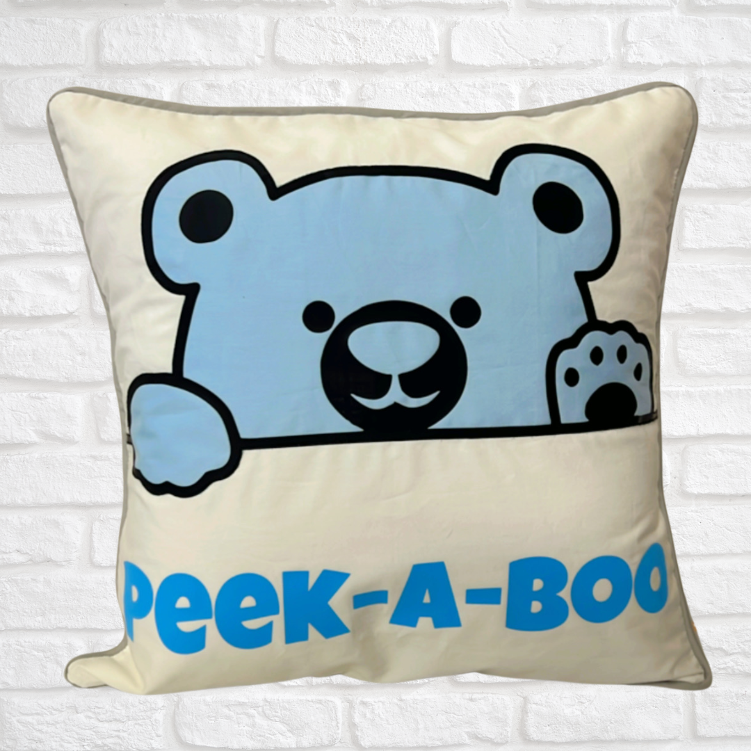 Peek-A-Boo Cushion Cover For Baby