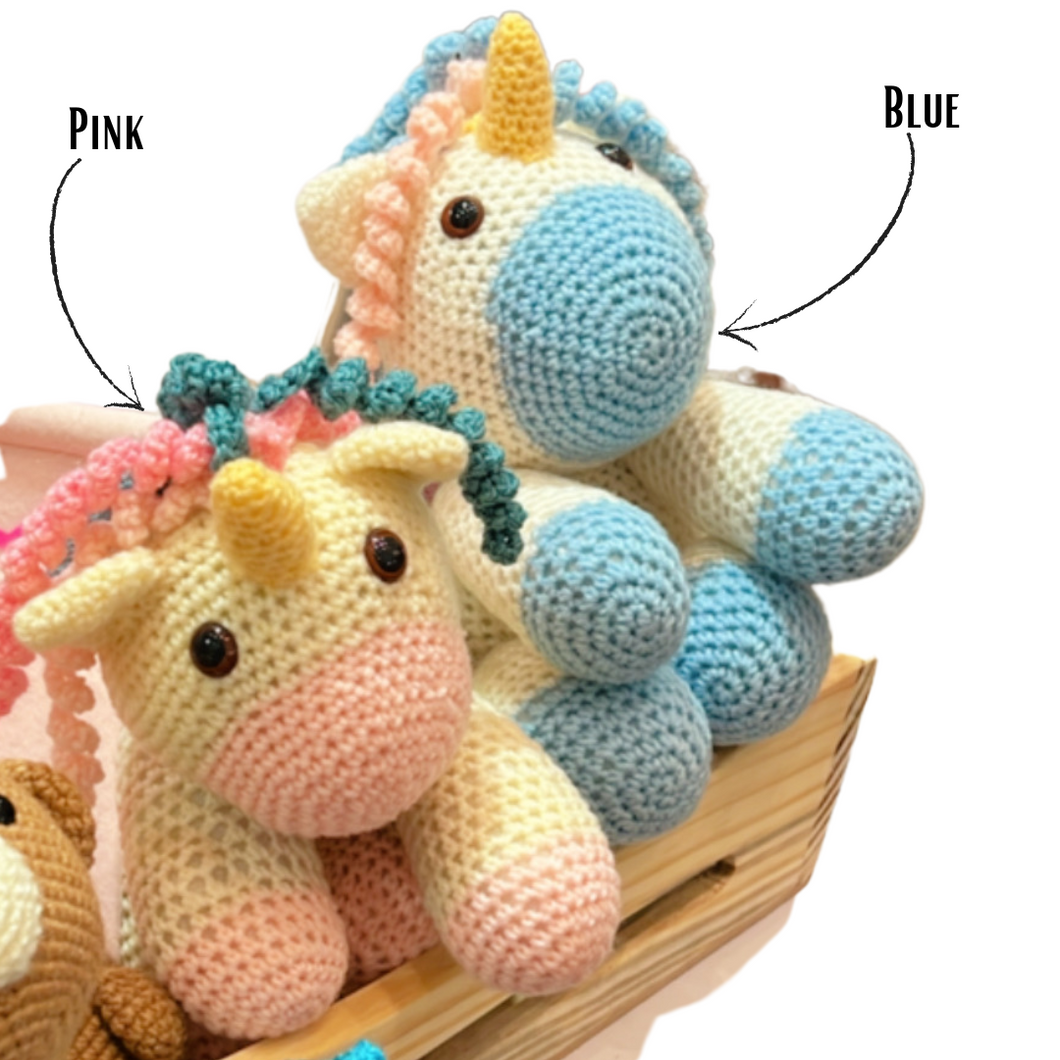 Unicorn Crochet Toy (Rattle)