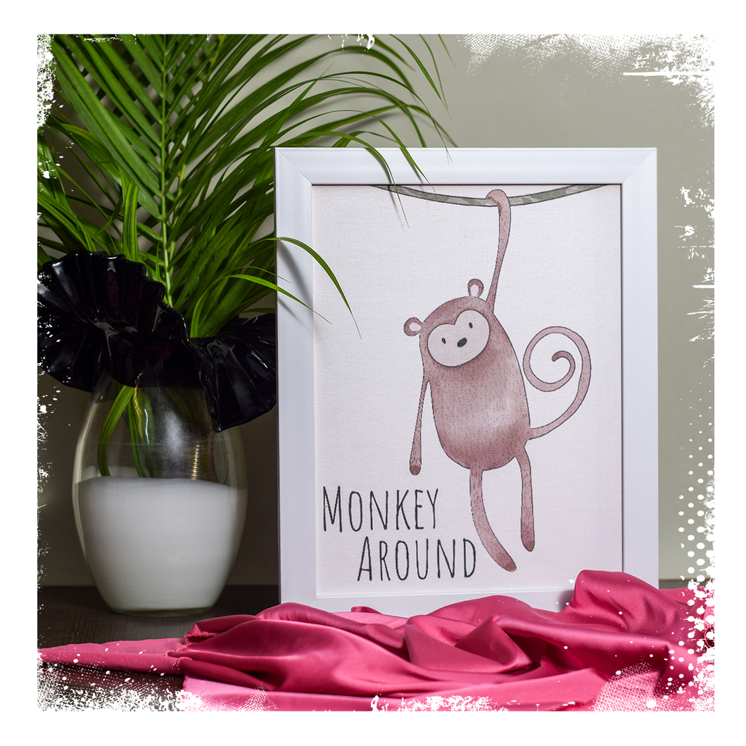Monkey Around Canvas Frame - Monkinz